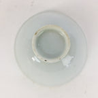 Japanese Porcelain New Year Sake Cup Vtg Guinomi Ochoko Fortunate Design GU936