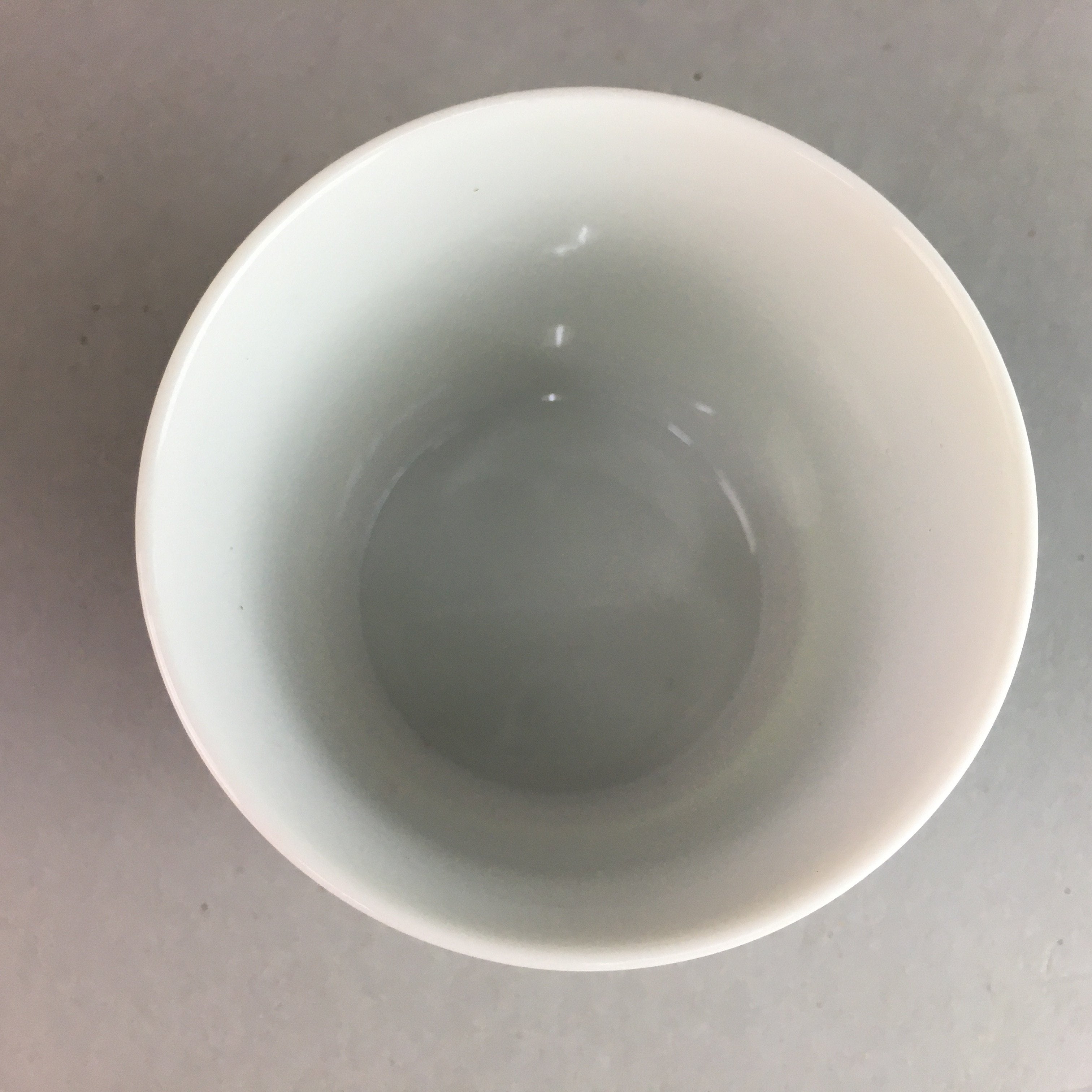 Japanese Porcelain Noodle Bowl Cup Vtg Soba Choko Word Kanji Vegetable PP291