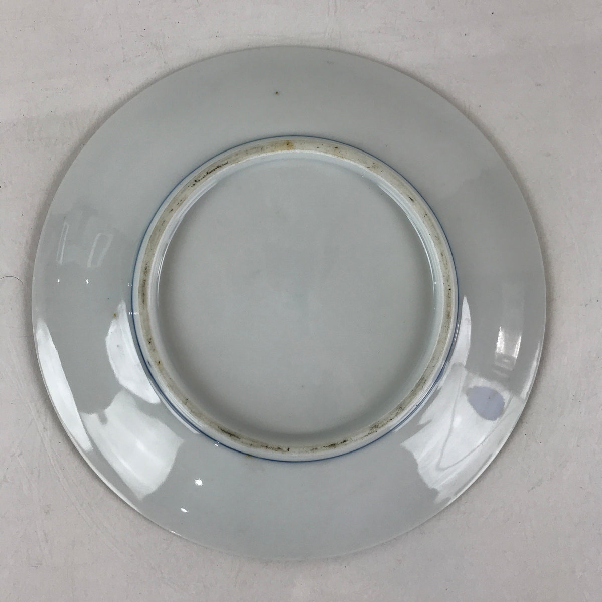 Japanese Porcelain Plate Blue Sometsuke Plum blossoms Flower Pattern Sara PY243
