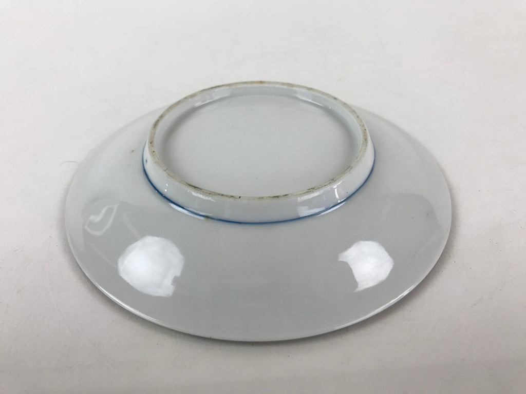 Japanese Porcelain Plate Blue Sometsuke Plum blossoms Flower Pattern Sara PY243