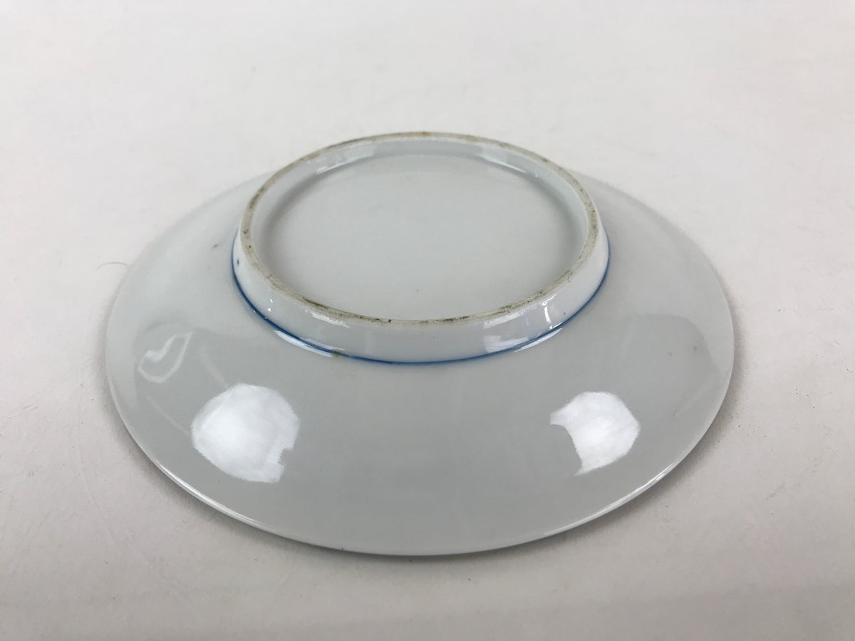 Japanese Porcelain Plate Blue Sometsuke Plum blossoms Flower Pattern Sara PY243