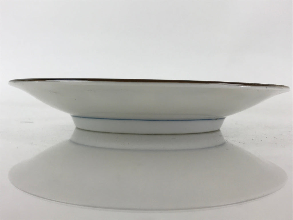 Japanese Porcelain Plate Blue Sometsuke Plum blossoms Flower Pattern Sara PY243