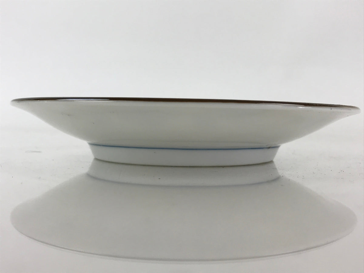 Japanese Porcelain Plate Blue Sometsuke Plum blossoms Flower Pattern Sara PY243