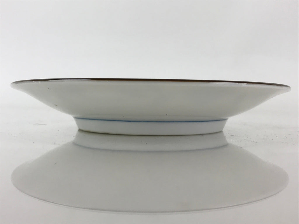 Japanese Porcelain Plate Blue Sometsuke Plum blossoms Flower Pattern Sara PY243