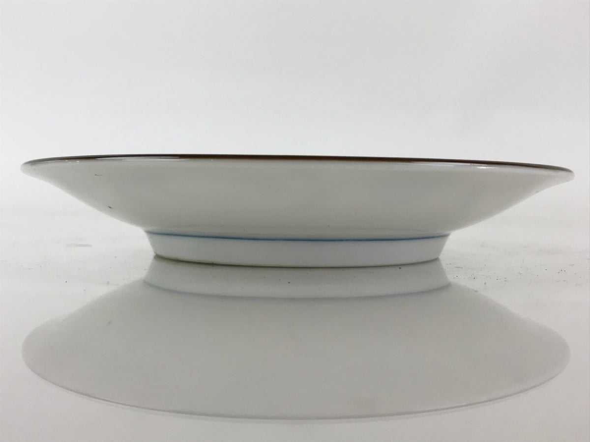 Japanese Porcelain Plate Blue Sometsuke Plum blossoms Flower Pattern Sara PY243