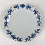 Japanese Porcelain Plate Blue Sometsuke Plum blossoms Flower Pattern Sara PY243