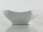 Japanese Porcelain Plate Boat Shape White Sometsuke Blue Sansui Kozara PY200