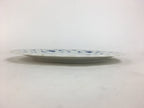 Japanese Porcelain Plate Sara Vtg Keito Blue Charm Flower Pattern Round PP687