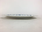 Japanese Porcelain Plate Sara Vtg Keito Blue Charm Flower Pattern Round PP687