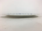 Japanese Porcelain Plate Sara Vtg Keito Blue Charm Flower Pattern Round PP688