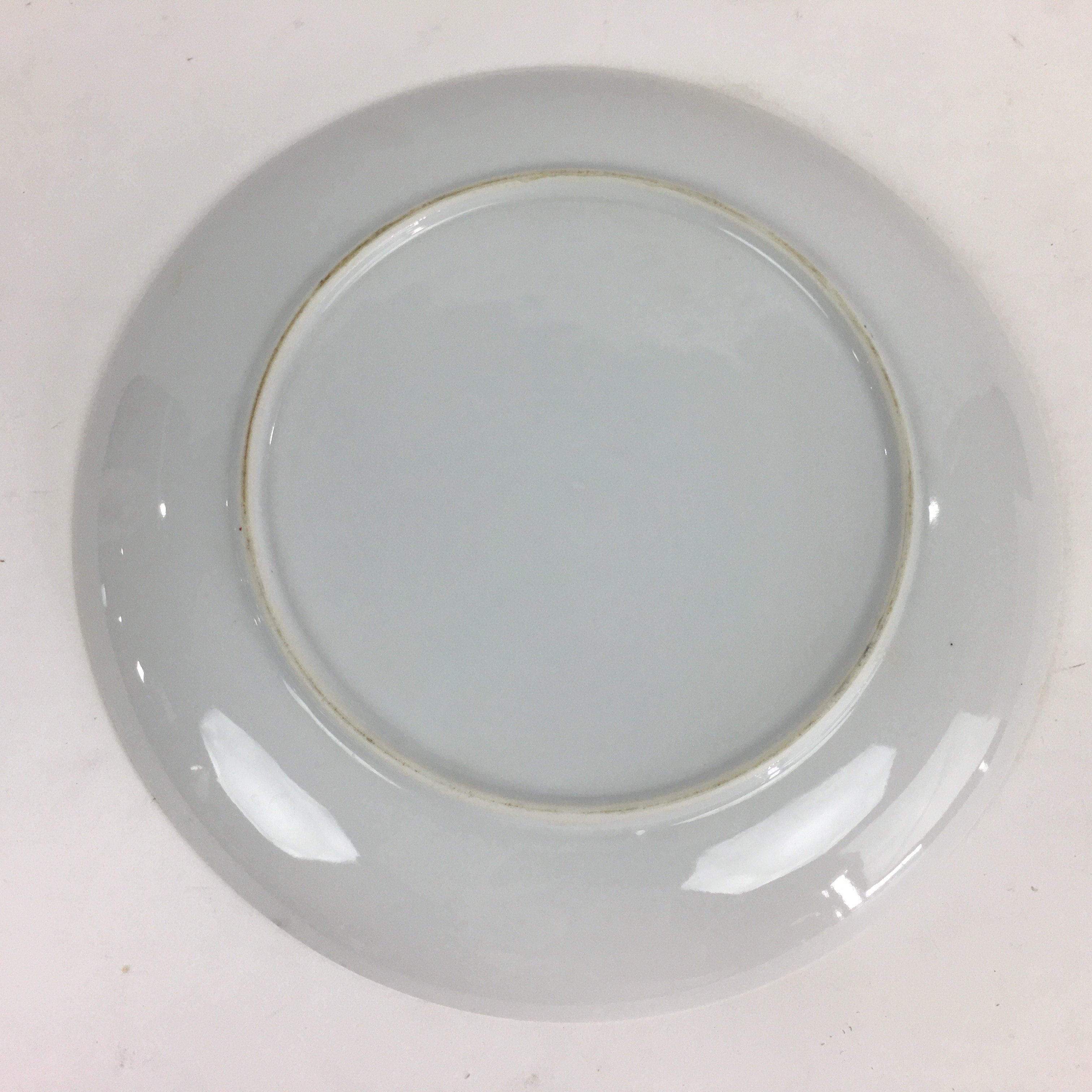 Japanese Porcelain Plate Sara Vtg Pink Figs Pomegranates Grapes Design Round PP7