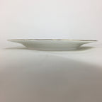 Japanese Porcelain Plate Sara Vtg Richfield Tachikichi Flower Pattern White QT12
