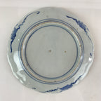 Japanese Porcelain Plate Vtg Blue Sometsuke Camellia Flower Bee Sara PY143