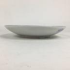 Japanese Porcelain Plate Vtg Blue Sometsuke Five-storied tower Round Sara PP7858