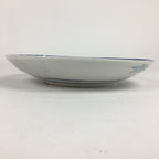 Japanese Porcelain Plate Vtg Blue Sometsuke Five-storied tower Round Sara PP7858