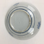 Japanese Porcelain Plate Vtg Blue Sometsuke Five-storied tower Round Sara PP7858