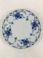 Japanese Porcelain Plate Vtg Hoya Bone China Japan Blue Flower Pattern Sara PY23