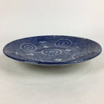 Japanese Porcelain Plate Vtg Pottery Sometsuke Blue Sara White PP958