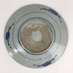 Japanese Porcelain Plate Vtg Pottery Sometsuke Blue Sara White PP958