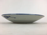Japanese Porcelain Plate Vtg Pottery Sometsuke Blue Sara White PP958