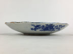 Japanese Porcelain Plate Vtg Pottery Sometsuke Blue Sara White PP960