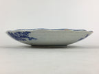 Japanese Porcelain Plate Vtg Pottery Sometsuke Blue Sara White PP960
