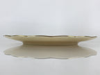 Japanese Porcelain Plate Vtg Yellow Bon Catherine By Keito Floral PY157