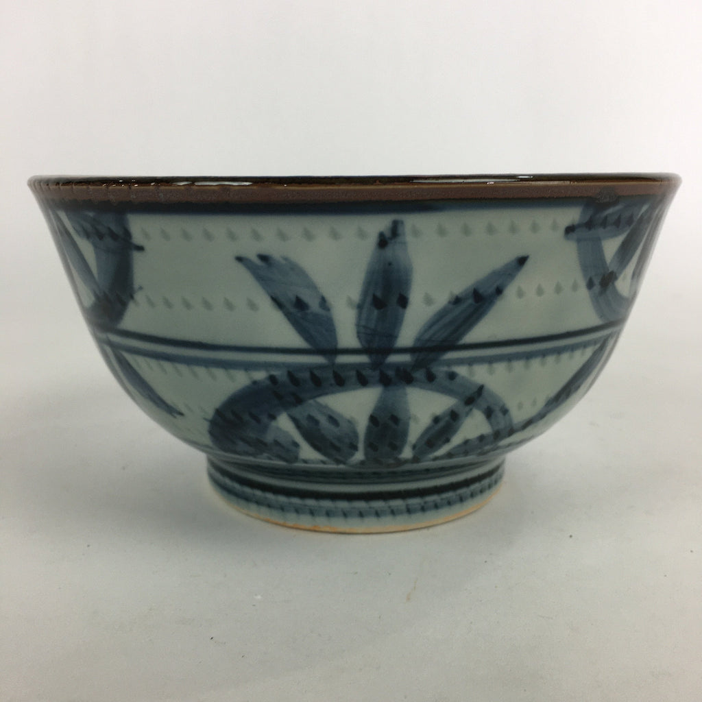 Japanese Porcelain Ramen Bowl Blue Sometsuke Dotted Pattern Donburi PP723