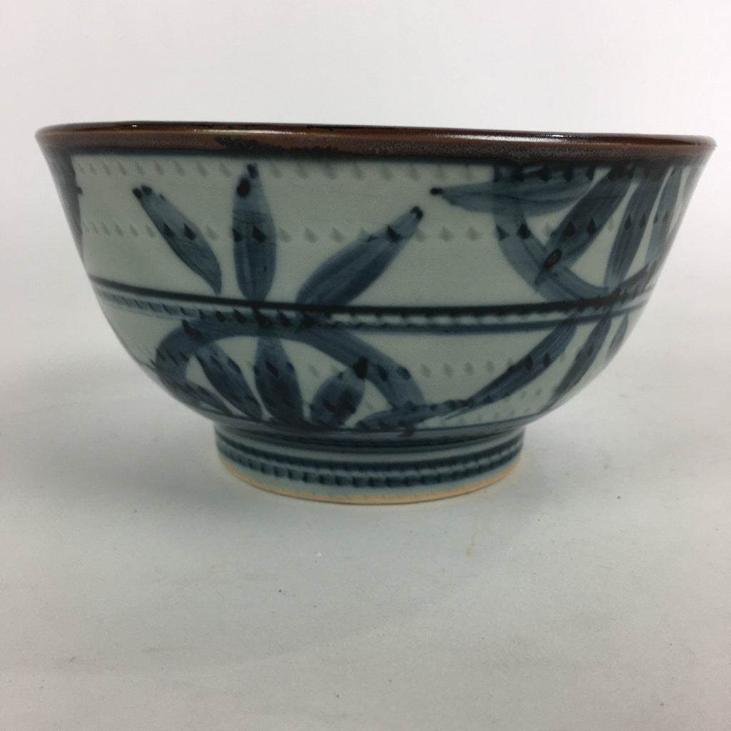 Japanese Porcelain Ramen Bowl Blue Sometsuke Dotted Pattern Donburi PP723