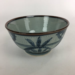 Japanese Porcelain Ramen Bowl Blue Sometsuke Dotted Pattern Donburi PP723