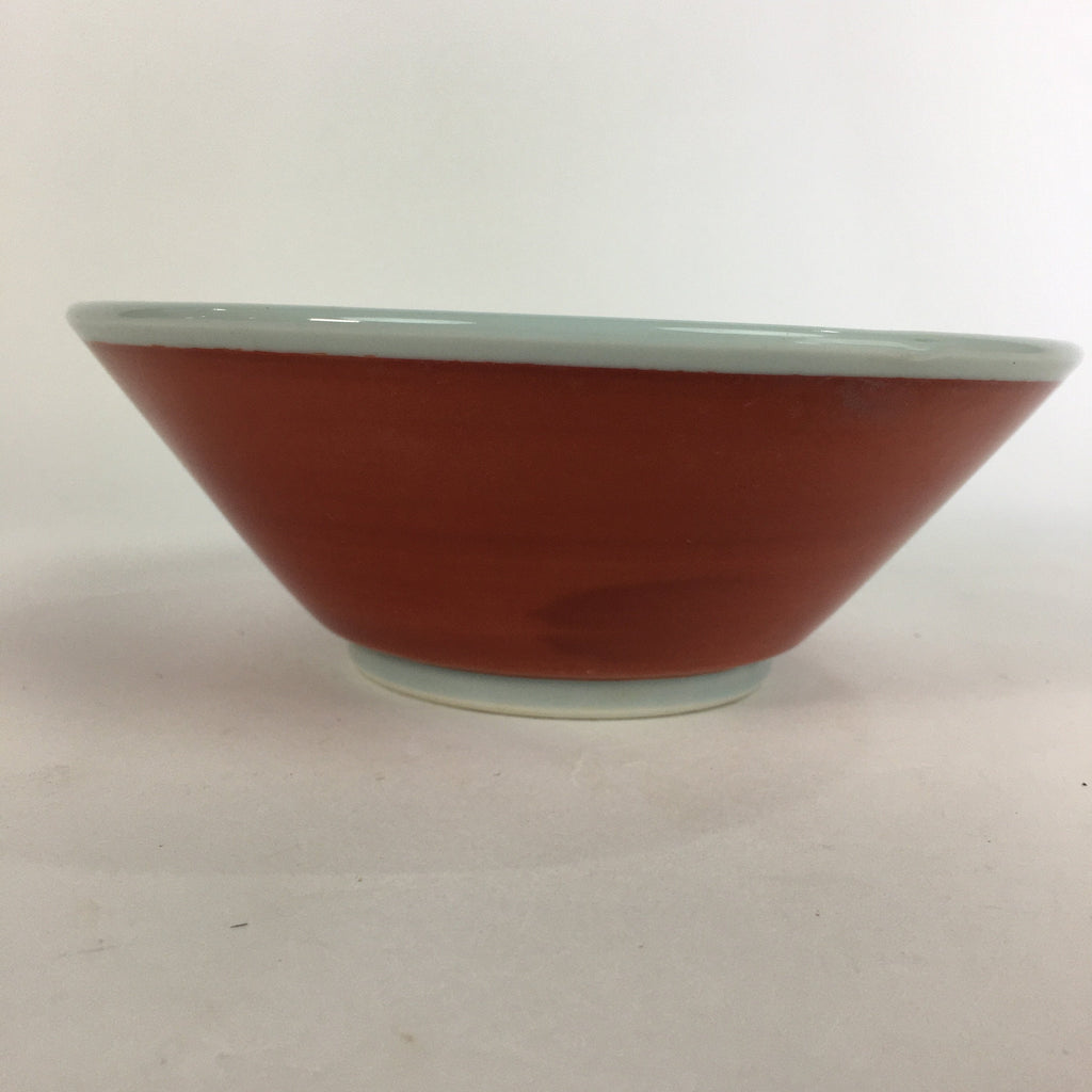 Japanese Porcelain Ramen Bowl Red Sometsuke Chinese kid Pine Tree Donburi PP562