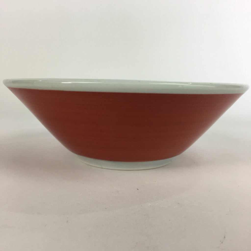Japanese Porcelain Ramen Bowl Red Sometsuke Chinese kid Pine Tree Donburi PP563