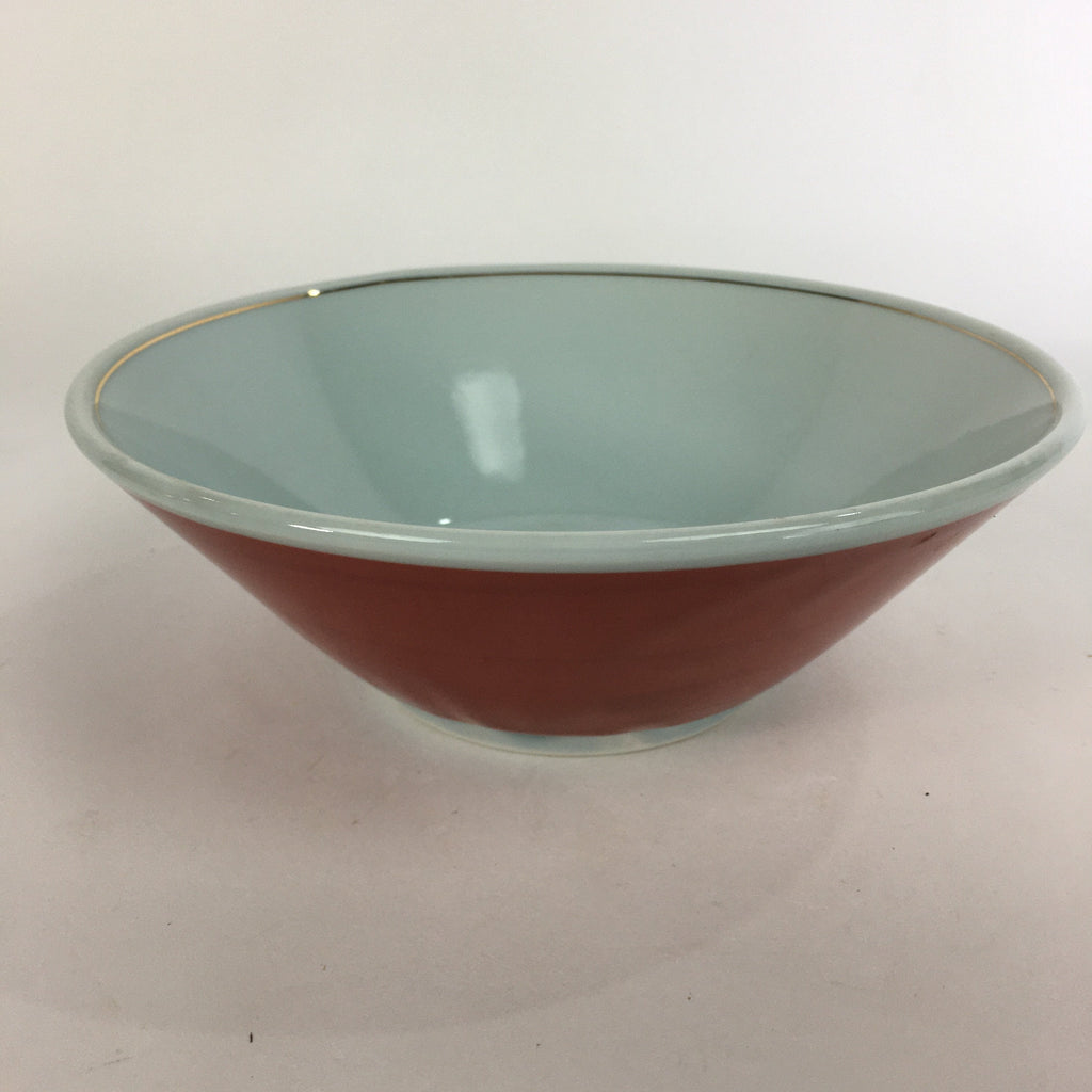 Japanese Porcelain Ramen Bowl Red Sometsuke Chinese kid Pine Tree Donburi PP564