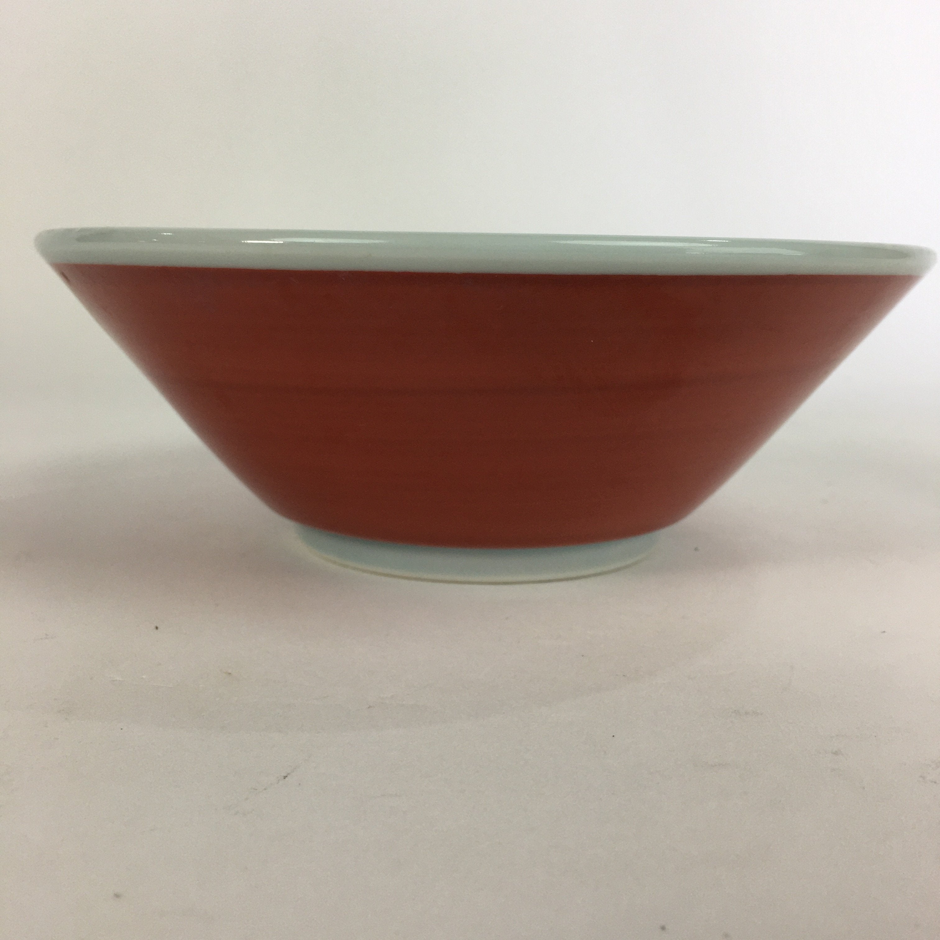 Japanese Porcelain Ramen Bowl Red Sometsuke Chinese kid Pine Tree Donburi PP564