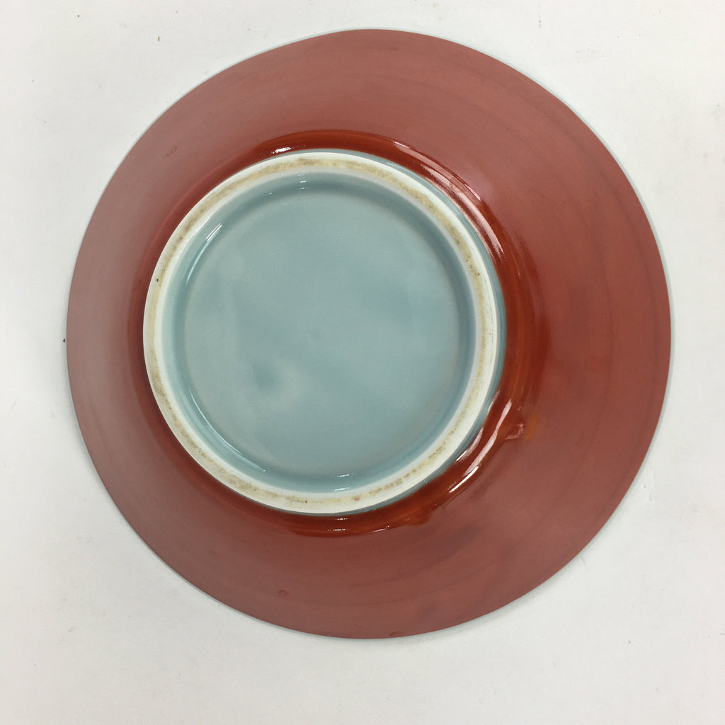 Japanese Porcelain Ramen Bowl Red Sometsuke Chinese kid Pine Tree Donburi PP564