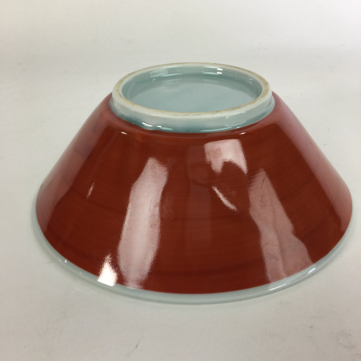 Japanese Porcelain Ramen Bowl Red Sometsuke Chinese kid Pine Tree Donburi PP564