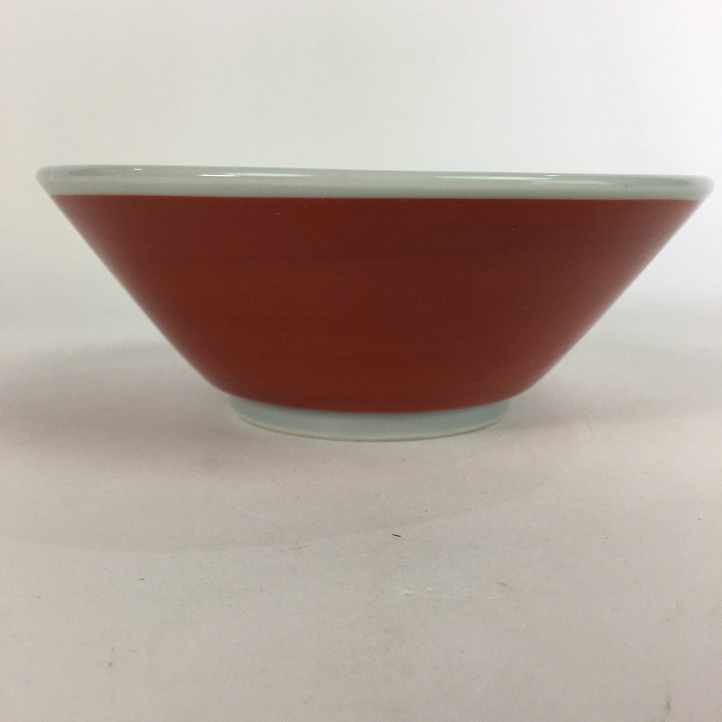 Japanese Porcelain Ramen Bowl Red Sometsuke Chinese kid Pine Tree Donburi PP565