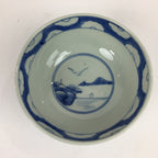 Japanese Porcelain Ramen Bowl Vtg Blue Sometsuke Large Bowl Donburi PP837
