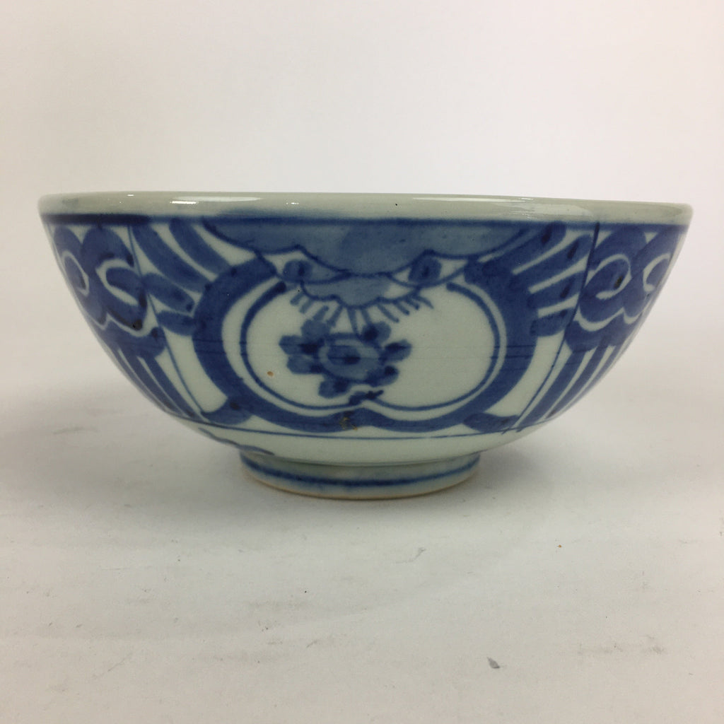 Japanese Porcelain Ramen Bowl Vtg Blue Sometsuke Large Bowl Donburi PP838