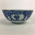 Japanese Porcelain Ramen Bowl Vtg Blue Sometsuke Large Bowl Donburi PP838
