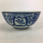 Japanese Porcelain Ramen Bowl Vtg Blue Sometsuke Large Bowl Donburi PP838