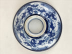 Japanese Porcelain Rice Bowl Vtg Blue sometsuke Chinese Children Chawan White PY