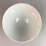 Japanese Porcelain Rice Bowl Vtg Chawan Plaid Black Gold Red PP268