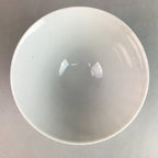 Japanese Porcelain Rice Bowl Vtg Chawan Plaid Black Gold Red PP272