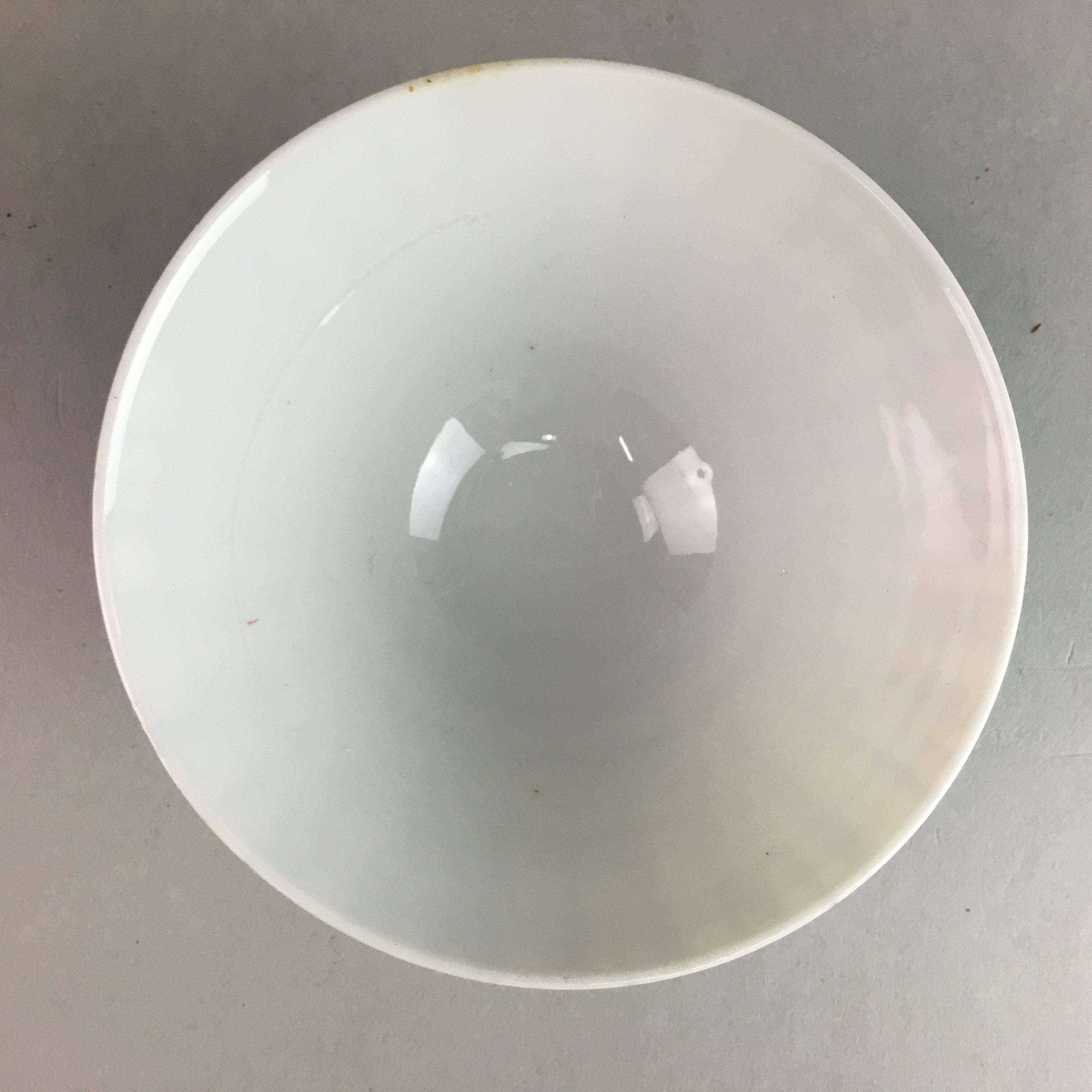 Japanese Porcelain Rice Bowl Vtg Chawan Plaid Black Gold Red PP273
