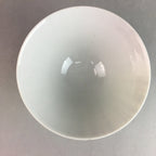 Japanese Porcelain Rice Bowl Vtg Chawan Plaid Black Gold Red PP275