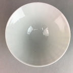 Japanese Porcelain Rice Bowl Vtg Chawan Plaid Black Gold Red PP276