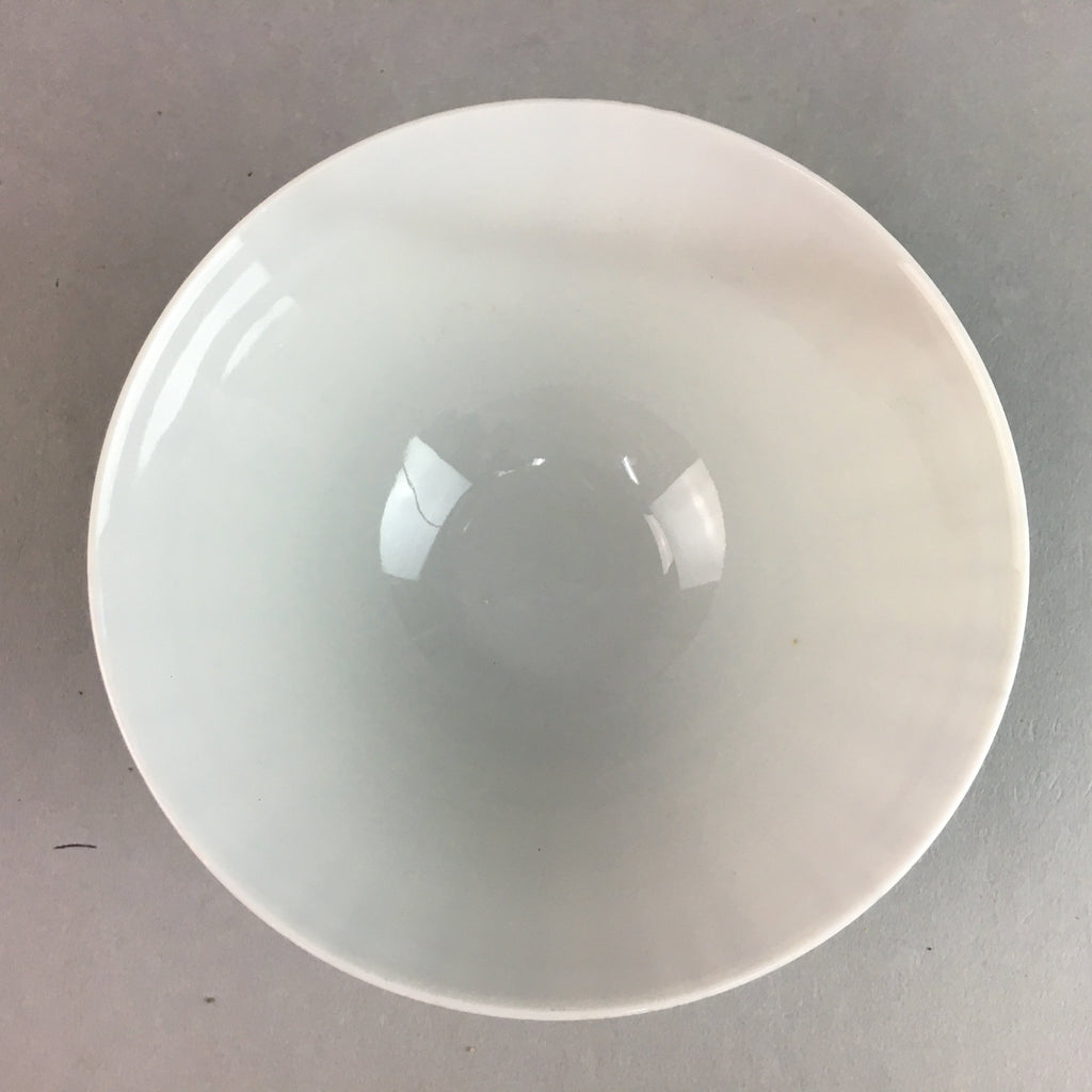 Japanese Porcelain Rice Bowl Vtg Chawan Plaid Black Gold Red PP278