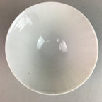 Japanese Porcelain Rice Bowl Vtg Chawan Plaid Black Gold Red PP284