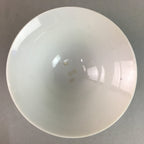 Japanese Porcelain Rice Bowl Vtg Chawan Red Geometric Net Pattern PP189